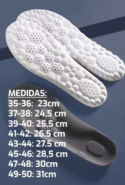 Plantilla Deportiva 4d Nube Suaves Y Elásticas VEXOR
