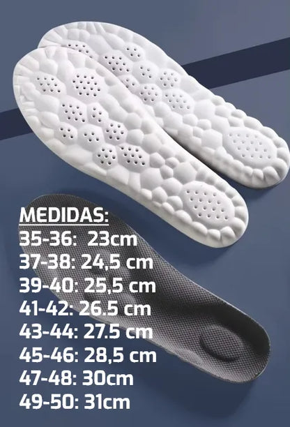 Plantilla Deportiva 4d Nube Suaves Y Elásticas VEXOR