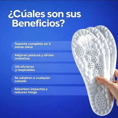 Plantilla Deportiva 4d Nube Suaves Y Elásticas VEXOR
